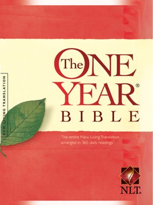 cover image of The One Year Bible, New Living Translation